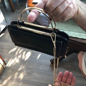 Crossbody  leather bag/ wallet $30good parties